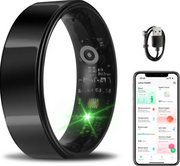 Saaf Smart Ring - Taille 11 - pour femmes et hommes - Traceur d'activité - Wearables - Noir