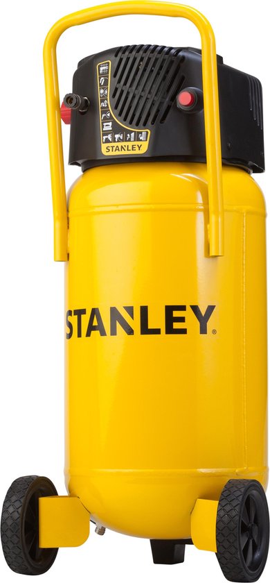 Stanley – Compresseur d'air D230/10/50V – 10 bars – Sans huile, capacité du réservoir : 50 L