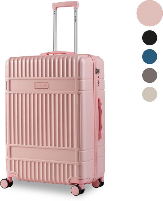 SKYCASES Bagage à main - Classic Heritage - Trolley léger - Durable - 36L - TSA Lock - 55x39x20 cm - Valise à main - Roulettes - Rose