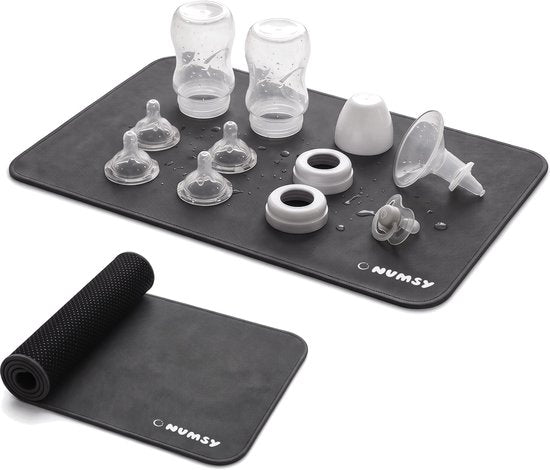 Numsy Matt – Tapis d'égouttage · Tapis d'égouttage pour la vaisselle · Égouttoir pour biberons