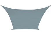 Perel Schaduwdoek, waterafstotend, 2 x 3 m, 160 g/m², polyester, rechthoek, lichtgrijs