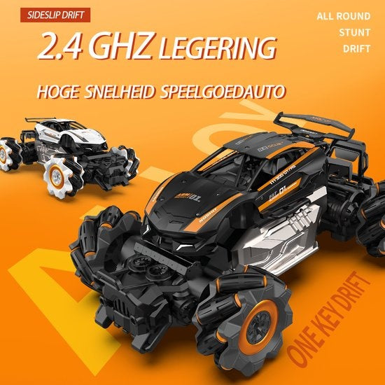 Fuegobird RC Car - Véhicule RC - voiture jouet à grande vitesse - noir or