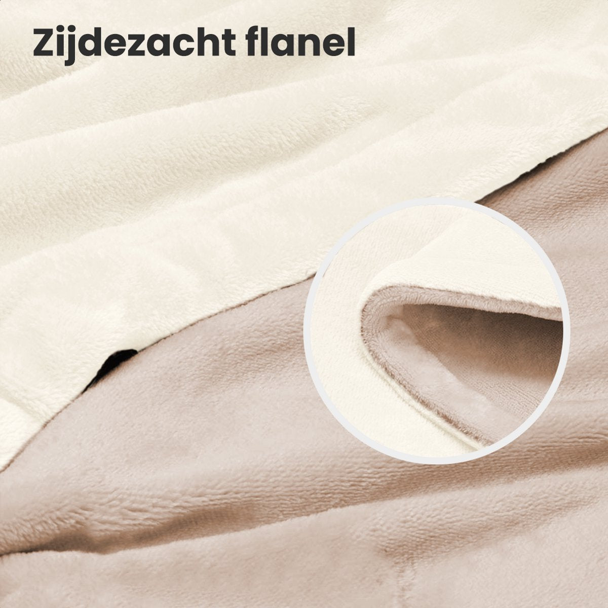 Couverture chauffante électrique Auronic pour 2 personnes - Beige - 200 x 180 cm - 3 niveaux de chaleur, minuterie