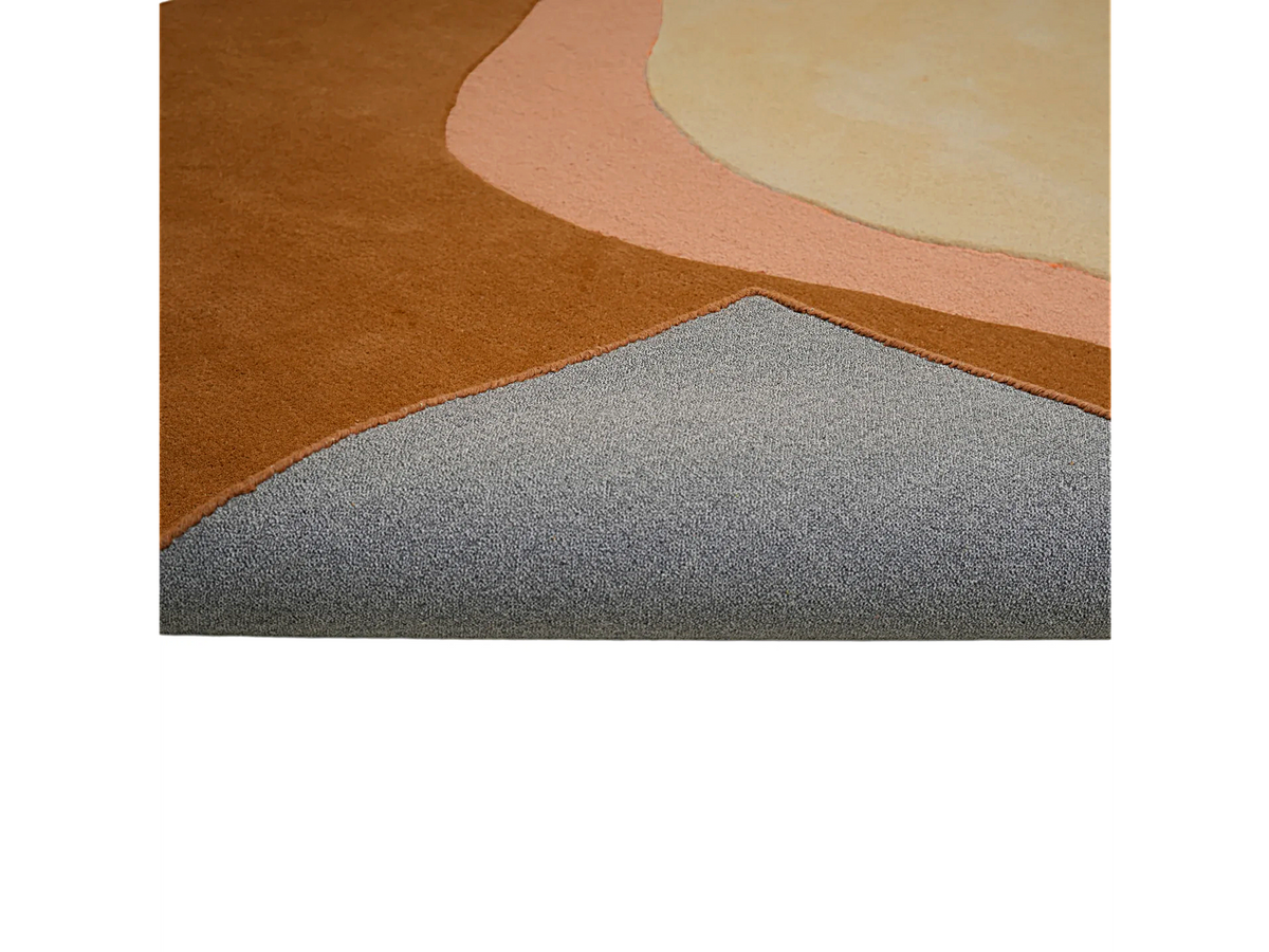 Tapis en laine Brinker by FonQ Desert, 200 x 290 cm – Rose ocre