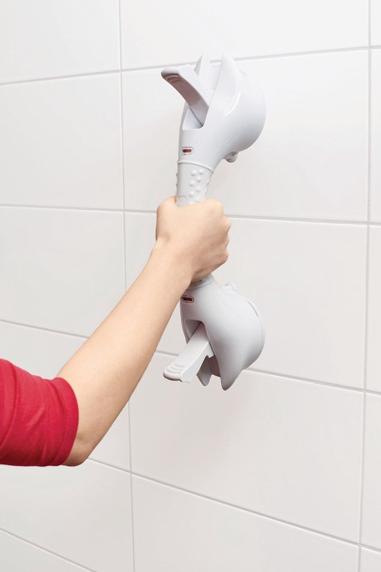 VITILITY Quick Mobile Rail - Barre d'appui murale - Ventouses - Barre d'appui pour toilettes - Barre d'appui murale pour salle de bains - Poignée de douche