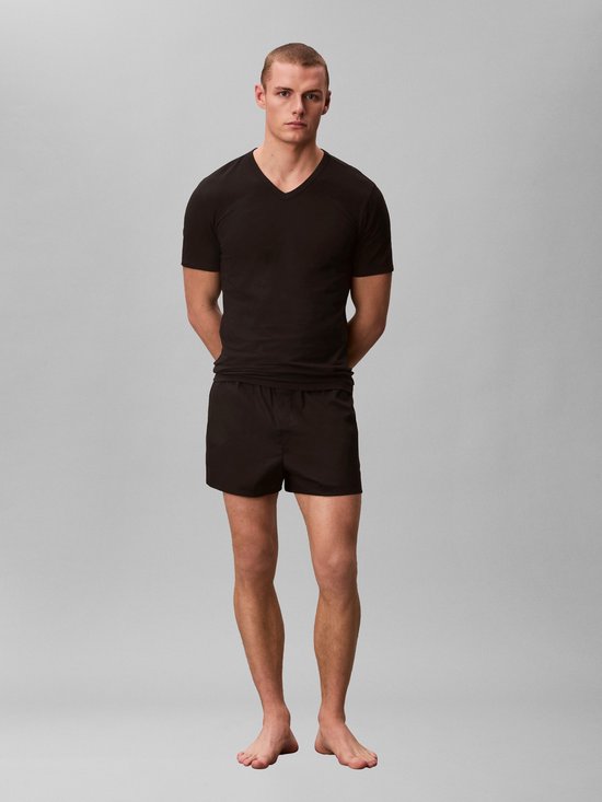 T-shirts Calvin Klein SS à col en V pour homme (lot de 3) - Taille L