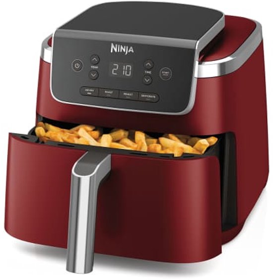 Ninja Airfryer XL PRO AF140EUCM 4,7 litres, friteuse à air chaud autonome, rouge cannelle, avec 4 programmes de cuisson - Meilleur achat