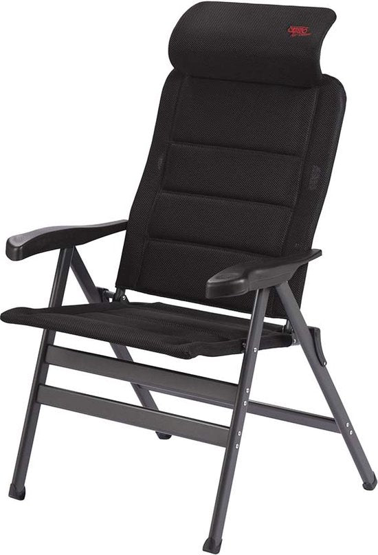 Crespo - Chaise de plage - XL - AP/238 - Air-Deluxe - Compact - Noir