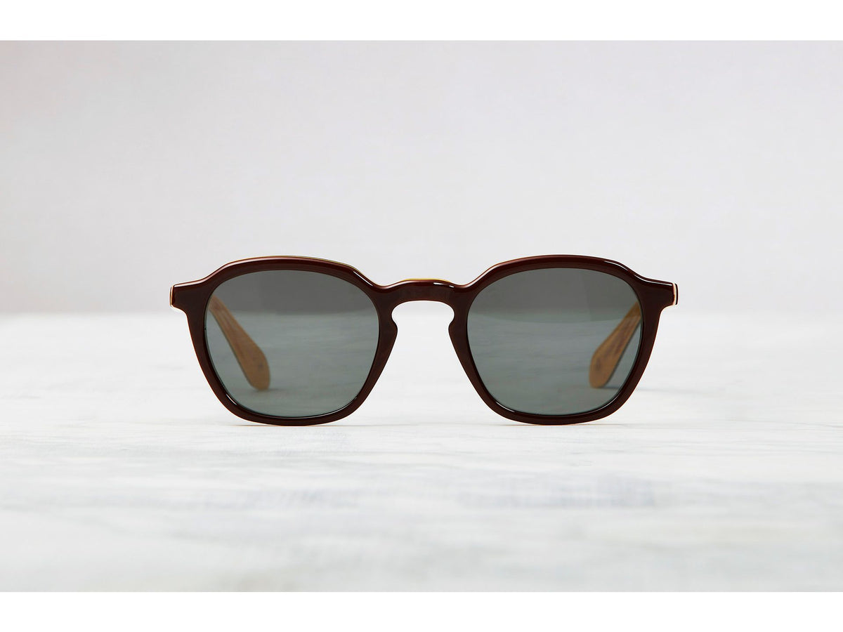 Lunettes de soleil Dick Moby Girona - Marron et jaune - 48 mm - Unisexe