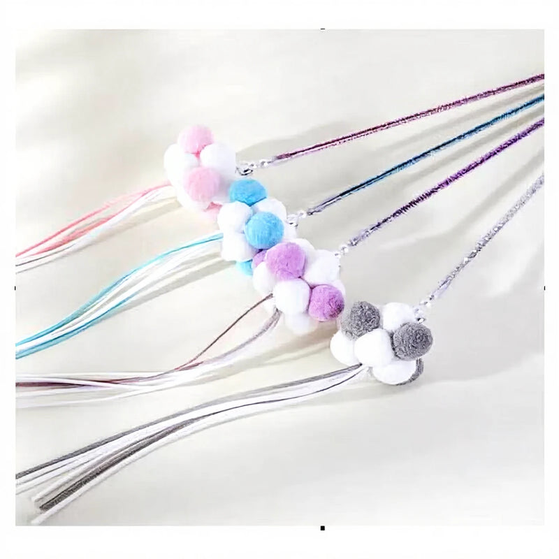 Meowmagic Fee - Accessoires pour canne à chat - Lot de 4 - Bicolores