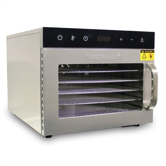 Déshydrateur alimentaire Wartmann 2206 DH, four de séchage, déshydrateur, acier inoxydable, 6 couches.