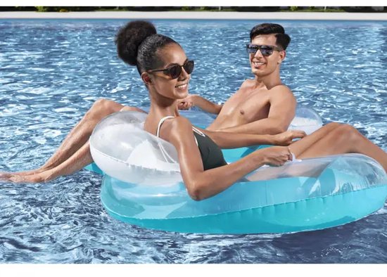 Bouée Bestway Cool Comfort pour 2 personnes - Avec dossier - 171 x 104 x 47 cm