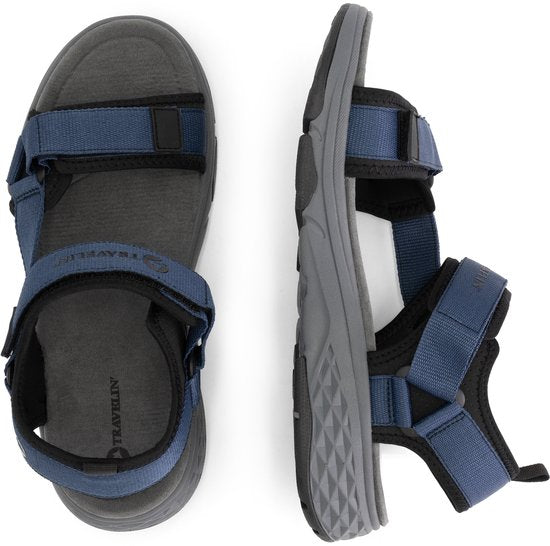Travelin' Ranua Homme - Sandales de randonnée - Bleu marine - Taille 42