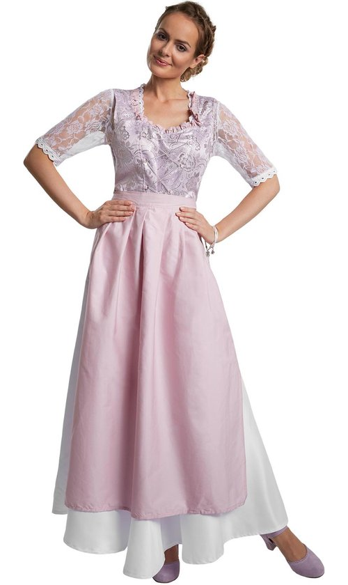 Dressforfun Maxi-Dirndl Neuschwanstein modèle 2 S - déguisement déguisement halloween déguisement soirée carnaval déguisement soirée carnaval déguisement soirée - 304645