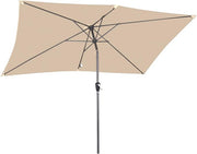 Parasol rectangulaire Angel Living - 200 x 300 cm - Inclinable - Beige