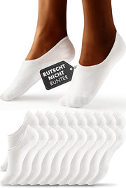 Heroic 10 paires de chaussettes de cheville pour hommes et femmes - Chaussettes d'entraînement invisibles, respirantes et confortables - Taille 35-38