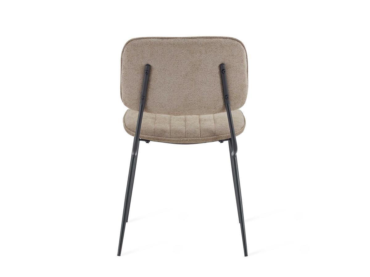 Chaise de salle à manger Multifurn Sol - Lot de deux - Taupe - taille standard