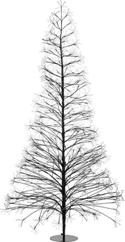 Luca Lighting Arbre à lumière extérieur - H210 x Ø100 cm - Métal - Noir