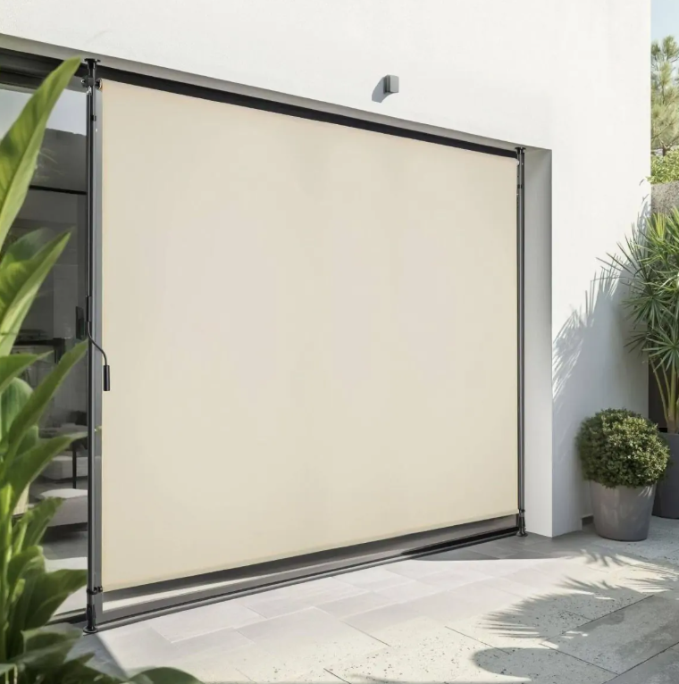 tectake Store Taija - Store à pince avec manivelle - 200 x 310 cm - UV50+ - Beige