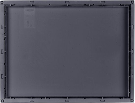 Panier à linge Curver Kaya avec couvercle - 60 L - 38 x 29 x 58,5 cm - Anthracite