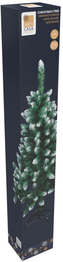 Arti Casa Sapin de Noël décoratif 120 cm – Sapin de Noël avec support – Sapin d'intérieur Ø 62 cm – Vert