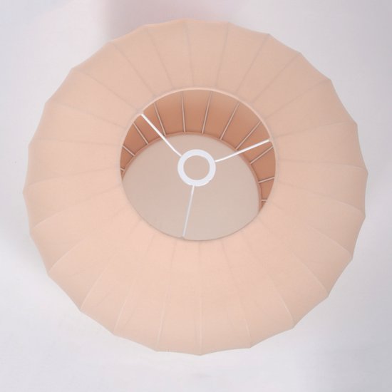 Abat-jour K41931S Ø 60 cm - Tissu beige crème - Design artisanal - Anne Light Home