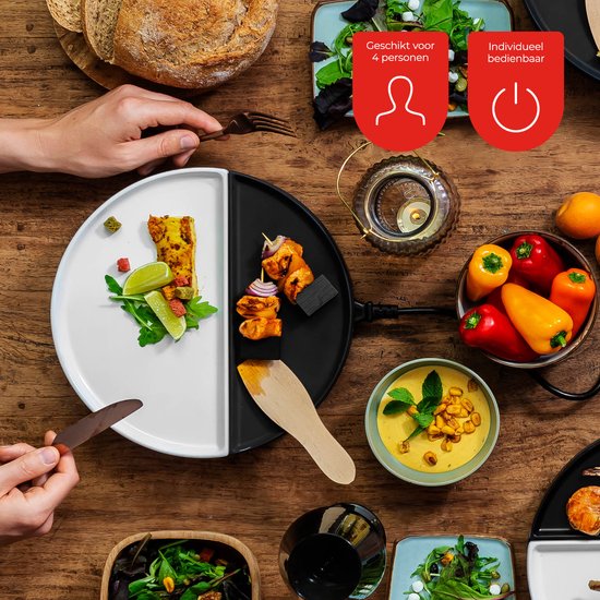 Bourgini Chef's Dinner Party - Kit d'extension - Gourmet - Plaque de cuisson