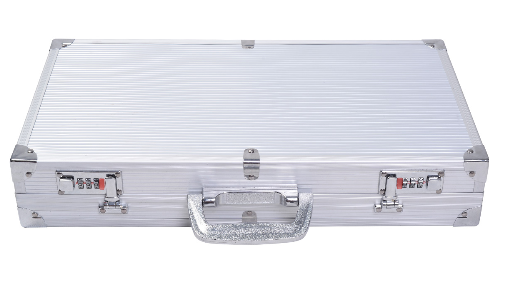 Mallette de protection côtière avec mousse de protection - Aluminium - Ignifuge - 47 x 25 x 8 cm
