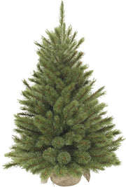 Triumph Tree Forest Artificial Christmas Tree Frosted en Jute - H90 x Ø62 cm - Vert