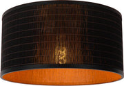 Lucide TAGALOG - Plafonnier - Ø 40 cm - 1xE27 - Noir - Japandi