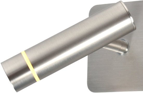 Applique murale Volari 4713ST en acier, à 2 lumières, avec têtes orientables et inclinables - Steinhauer