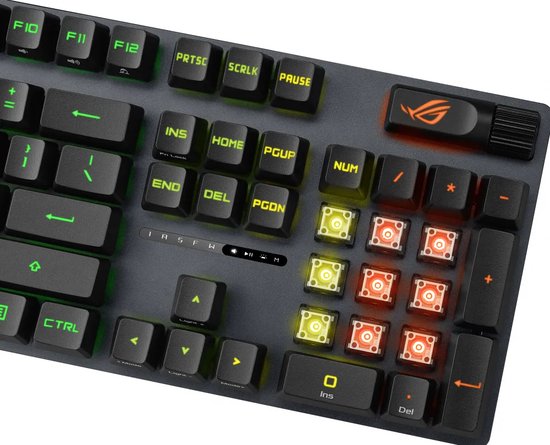 ASUS ROG STRIX SCOPE II RX/RXRD - Clavier - XA12 - Filaire - USB - Noir - QWERTY
