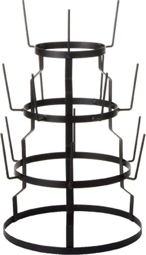 Mica Decorations Porte-mugs - H50 x Ø34 cm - Métal - Noir