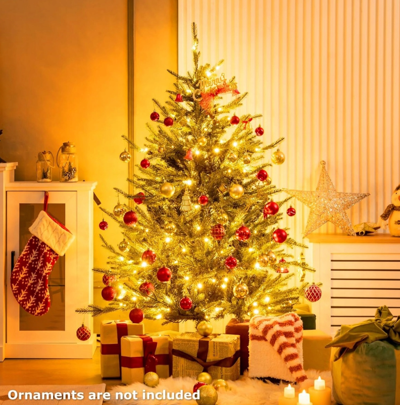 Costway sapin de Noël artificiel - 150 cm