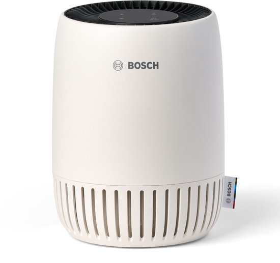 Purificateur d'air Bosch Air 500 - élimine les polluants, comprend un filtre à air et un mode silencieux (< 25 dB(A)). - pour les pièces jusqu'à 23 m² - avec port de charge USB-C CADR 100 m³/h