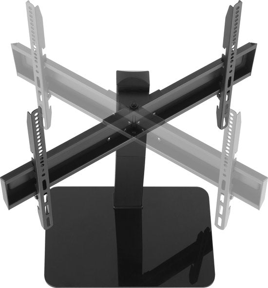 Support TV - trépied TV - modèle de table - pivotant - hauteur réglable de 36 cm à 55 cm