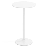 Coast Bistro Table 2-en-1 - Table de bar et table basse ajustable Ø60 cm - Blanc