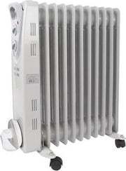 Radiateur à huile Perel - Radiateur sur roues - 2500 watts - 3 niveaux de chaleur