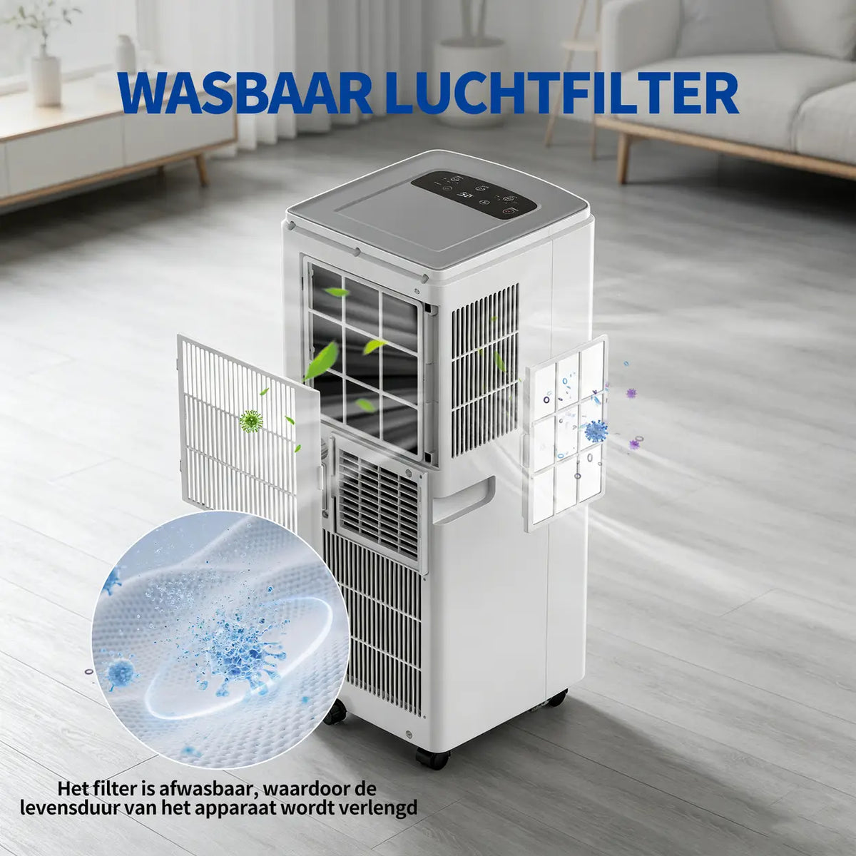 Climatiseur mobile ELECCI - 6 000 BTU - 4-en-1 - Classe énergétique A