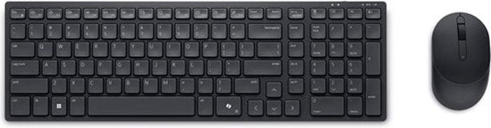 Clavier compact et silencieux DELL Pro et souris silencieuse - KM555 - Belge (AZERTY)