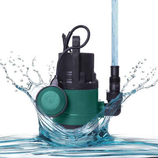 Pompe submersible VONROC / Pompe à eau 300 W – 6 500 l/h – Pour eaux claires et légèrement sales – Avec flotteur