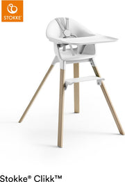 Chaise haute Stokke Clikk - Blanche