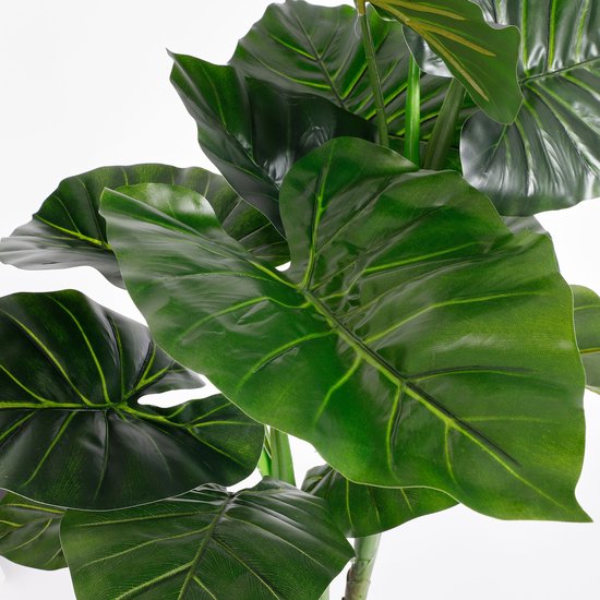 Mica Decorations Plante Artificielle Taro - H100 x Ø70 cm - Vert