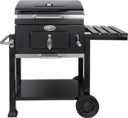 Barbecue au charbon de bois Boretti Carbone 2.0 - Grille à charbon réglable - Grilles en fonte - Noir
