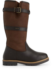 Travelin' Gronvik Homme - Bottes de plein air - Doublées de laine - Marron foncé
