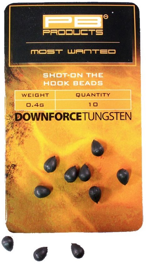 PB Products - Downforce Tungsten - Perles Shot On The Hook - 0.2 grammes