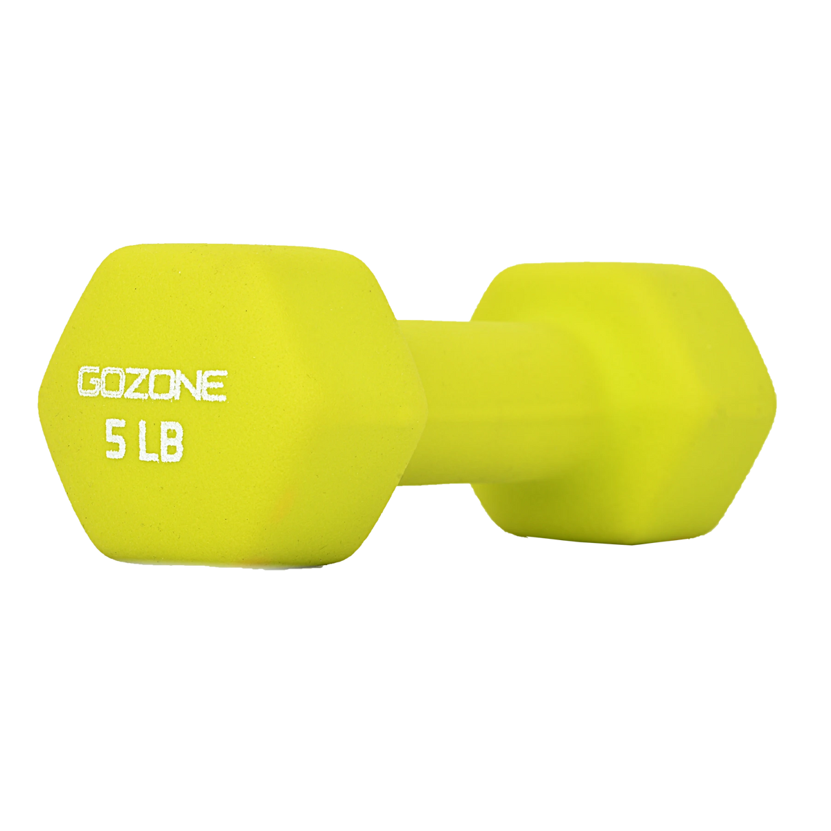 Haltères hexagonaux en néoprène de 5 lb « Basics » : haltères en néoprène pour l'entraînement et le renforcement musculaire, avec une poignée confortable