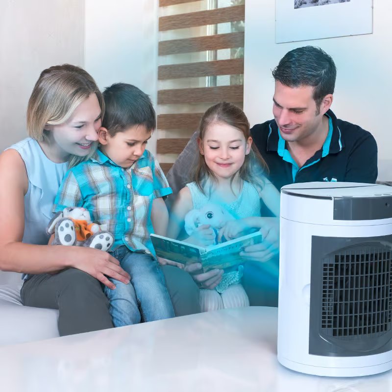 Refroidisseur d'air Livington SmartChill - Format compact - Faible consommation d'énergie - Refroidissement puissant