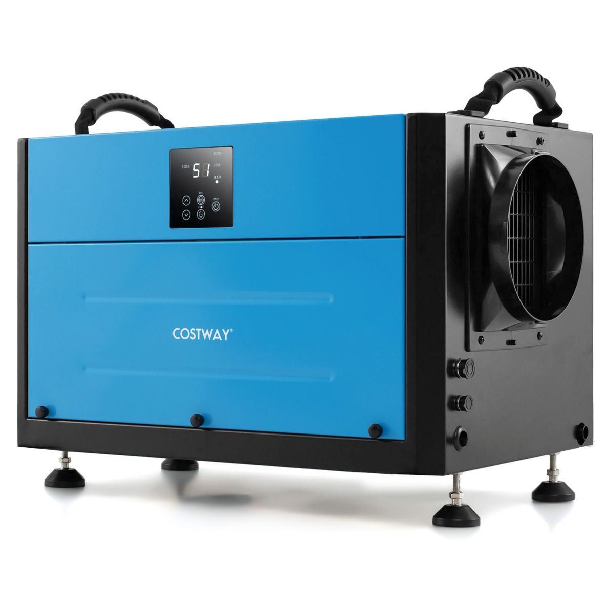 Déshumidificateur professionnel Coast - 73,5 L par jour - 3 réglages - Bleu/Blanc