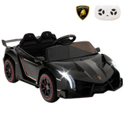 Voiture électrique pour enfants Coast Lamborghini - Batterie 12 V - Télécommande et 3 vitesses - blanche
